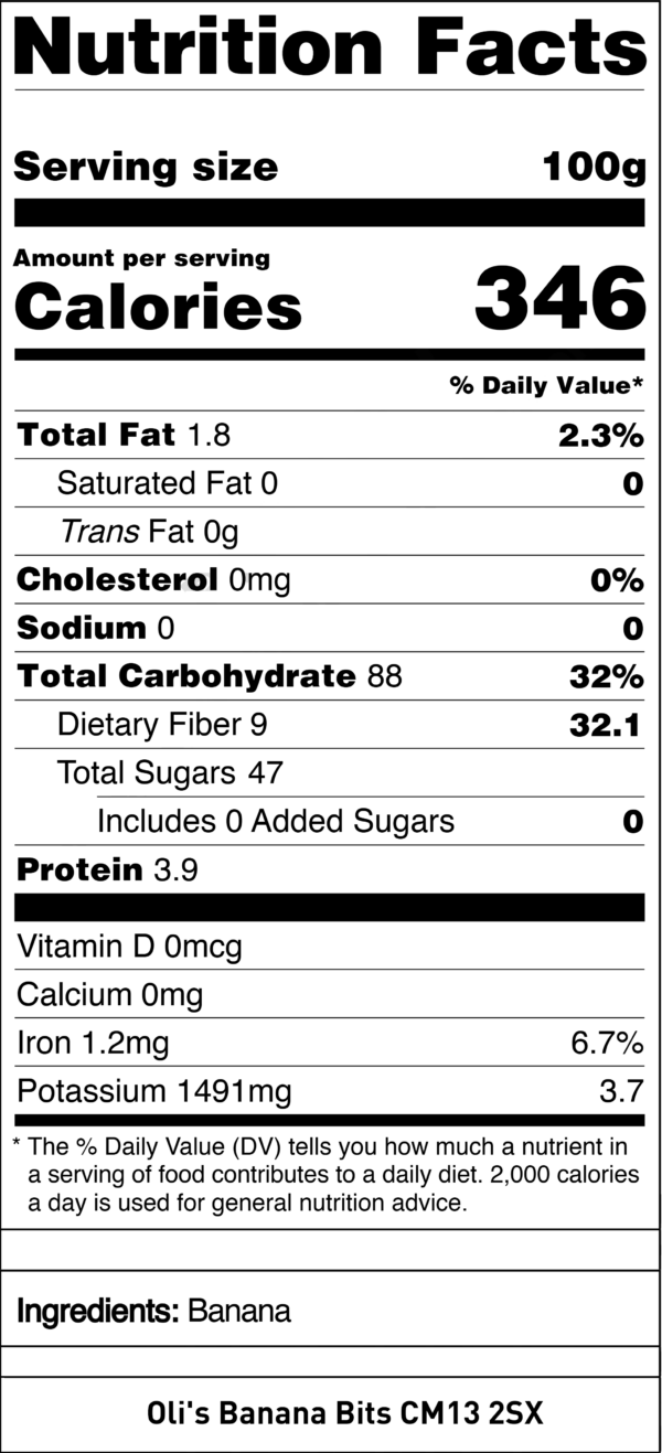 Banana Bits 100g - Image 2